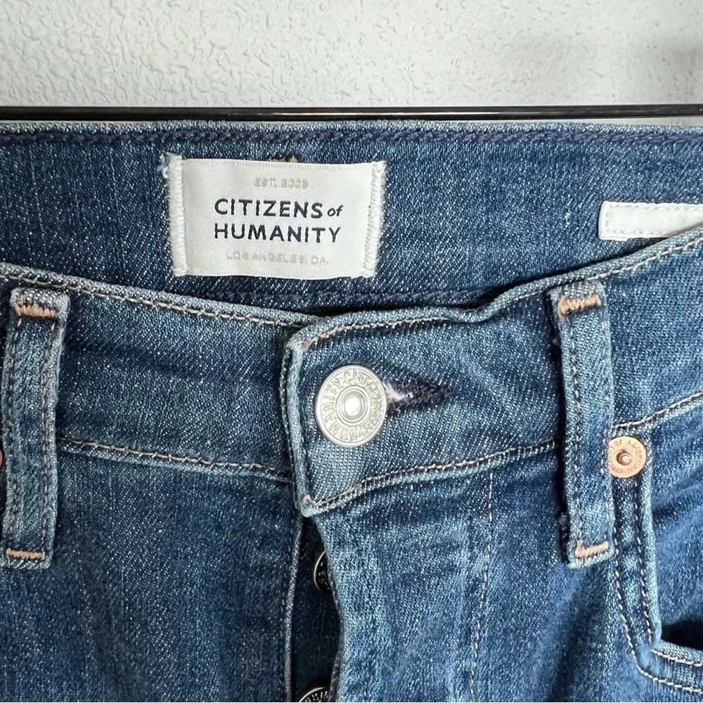 Citizens Of Humanity Jolene High Rise Vintage Slim Jeans Undercurrent Denim - Picture 8 of 14